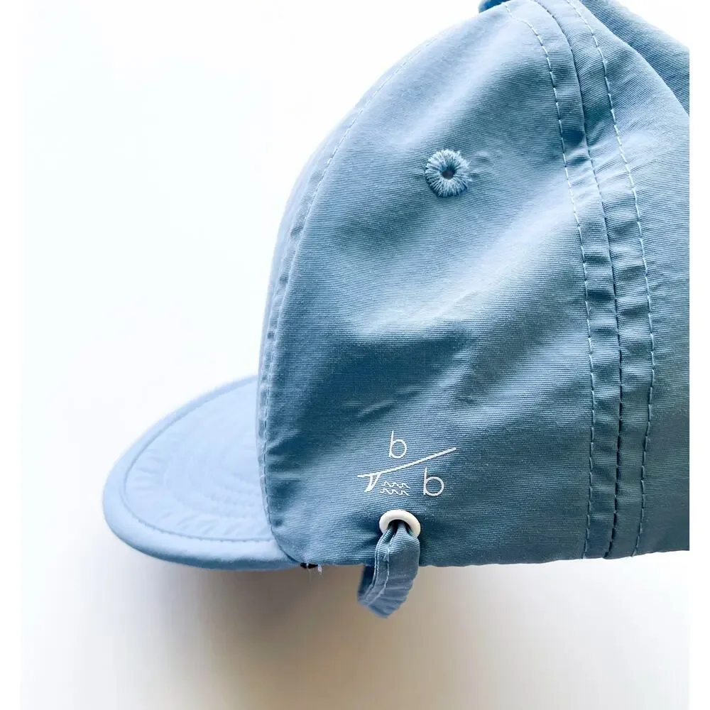 Baby Boy's Bitty Brah UPF 50 Sun Protection Trucker Hat Light Blue Sunset 1-24mo
